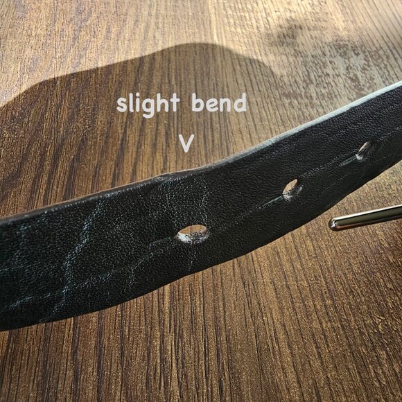 Brunello Cucinelli Gunmetal Buckle Crackled Leather Long Loop Pull Through Belt - Picture 10 of 14